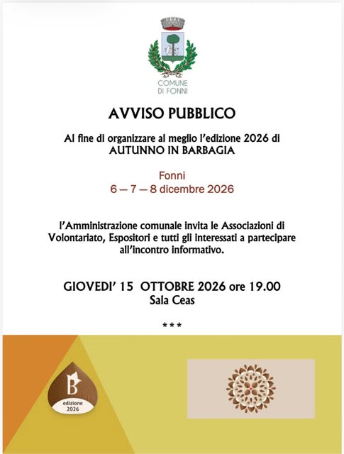 Plakat von Autunno in Barbagia