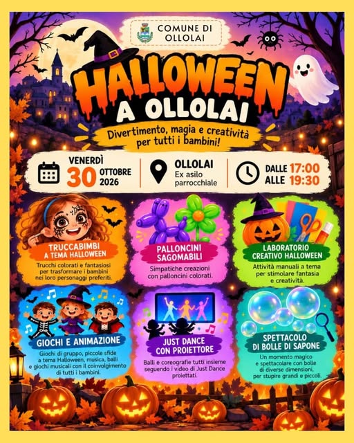 Plakat von Halloween a Ollolai