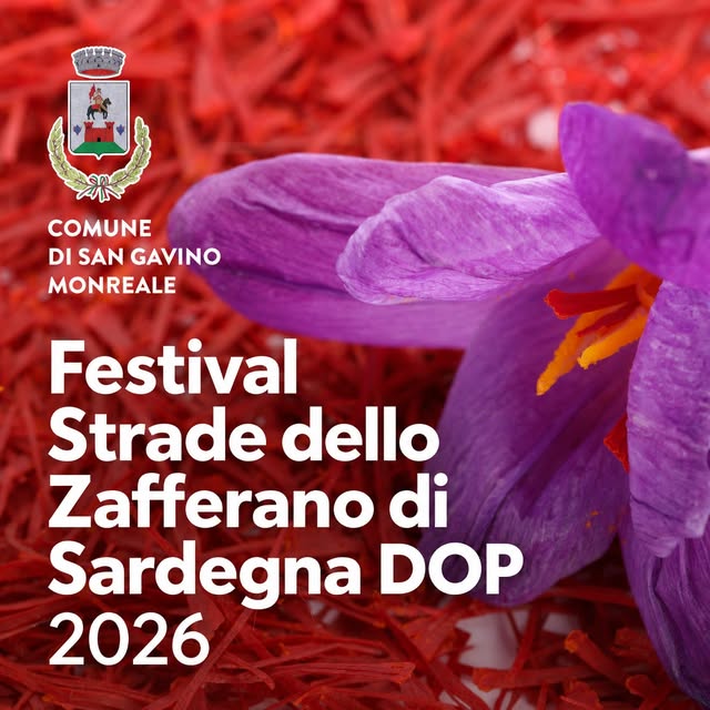 Plakat von Festival Strade dello Zafferano di Sardegna DOP