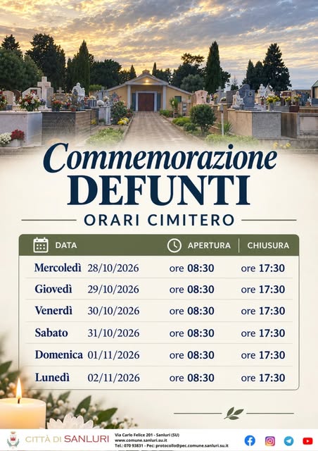 Plakat von Commemorazione dei defunti