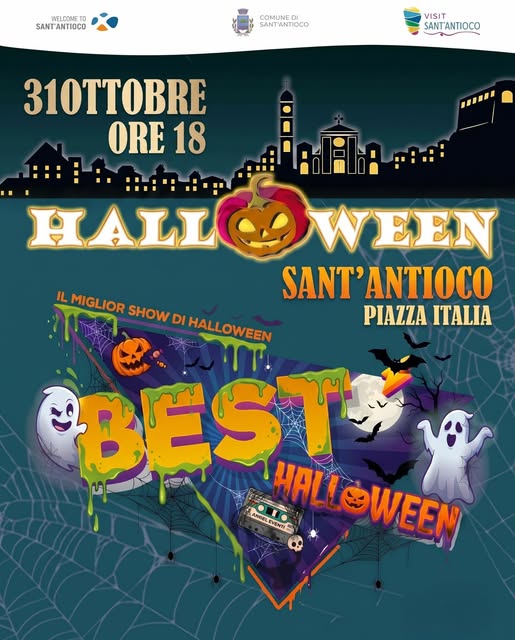 Plakat von Halloween Sant'Antioco
