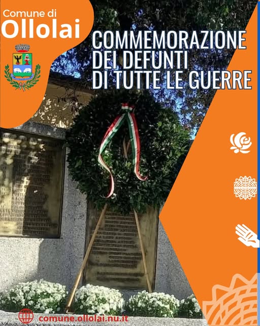 Locandina di Commemorazione dei Defunti di tutte le guerre