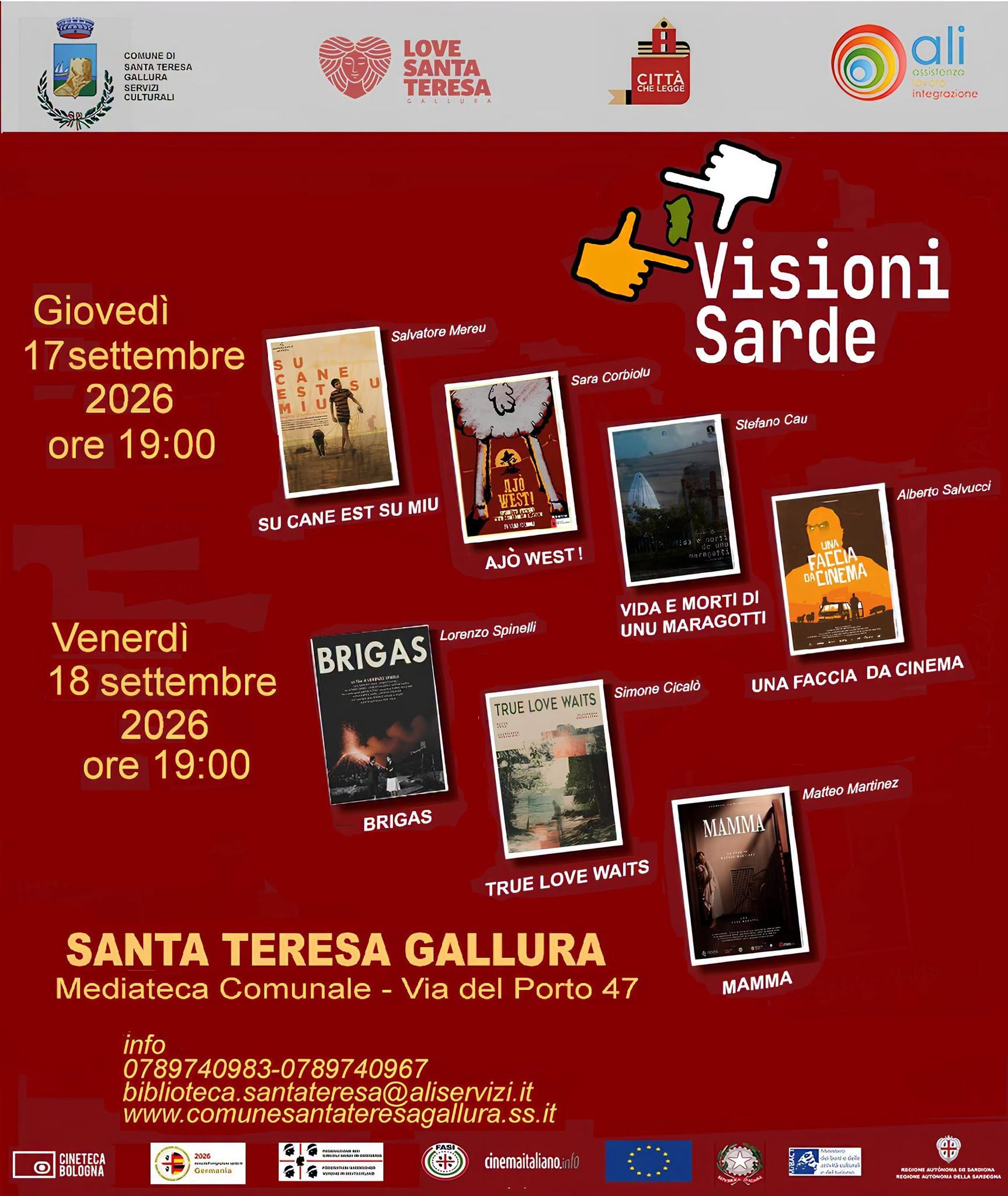 Locandina di Visioni Sarde