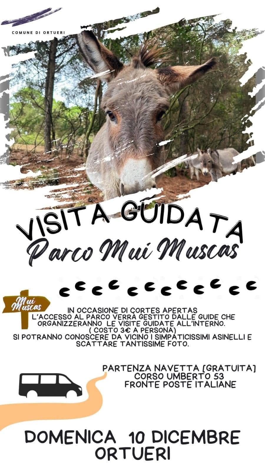 Locandina di Visita guidata Parco Mui Muscas
