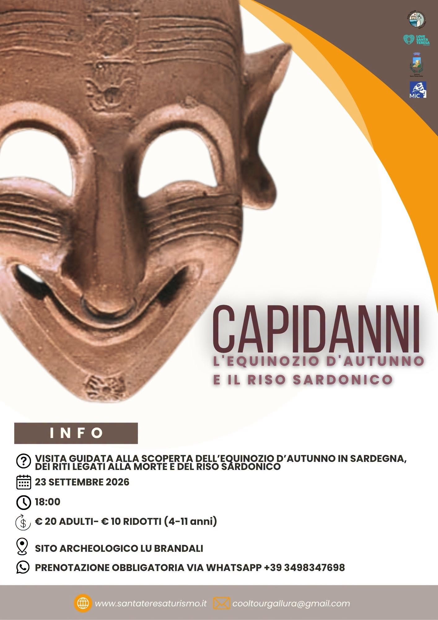 Locandina di Capidanni: L'Equinozio d'Autunno e il Riso Sardonico